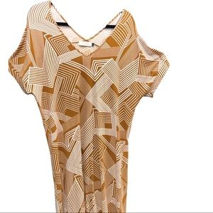 Ava Sky V neck dress